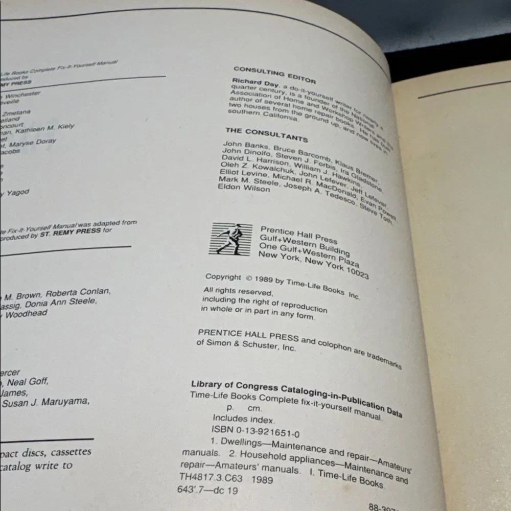 TIME LIFE Complete Fix-It Yourself Manual